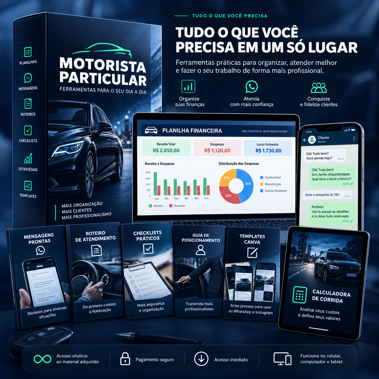Prévia dos materiais do Manual do Motorista